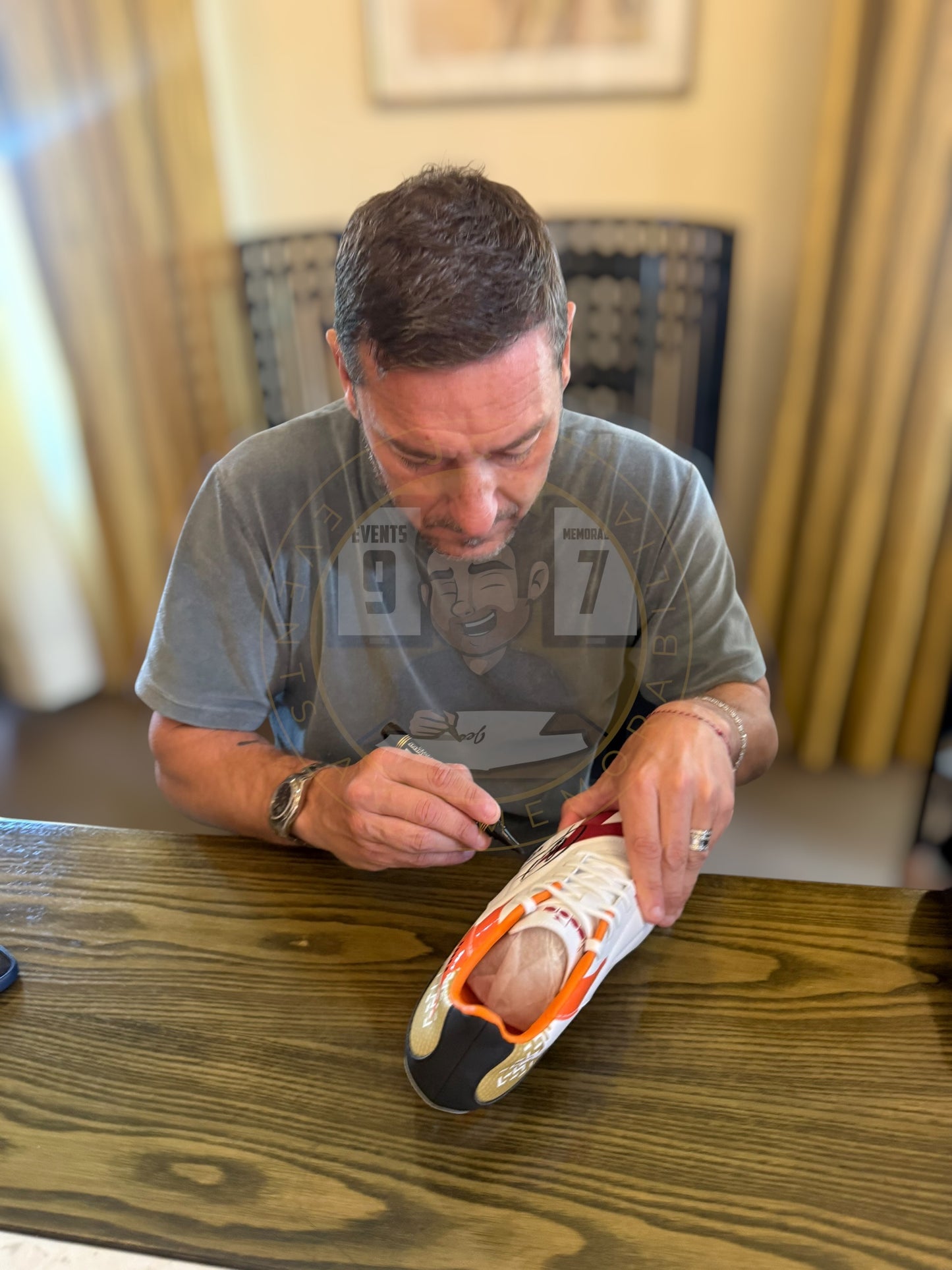 Francesco Totti Hand signed Diadora Boot