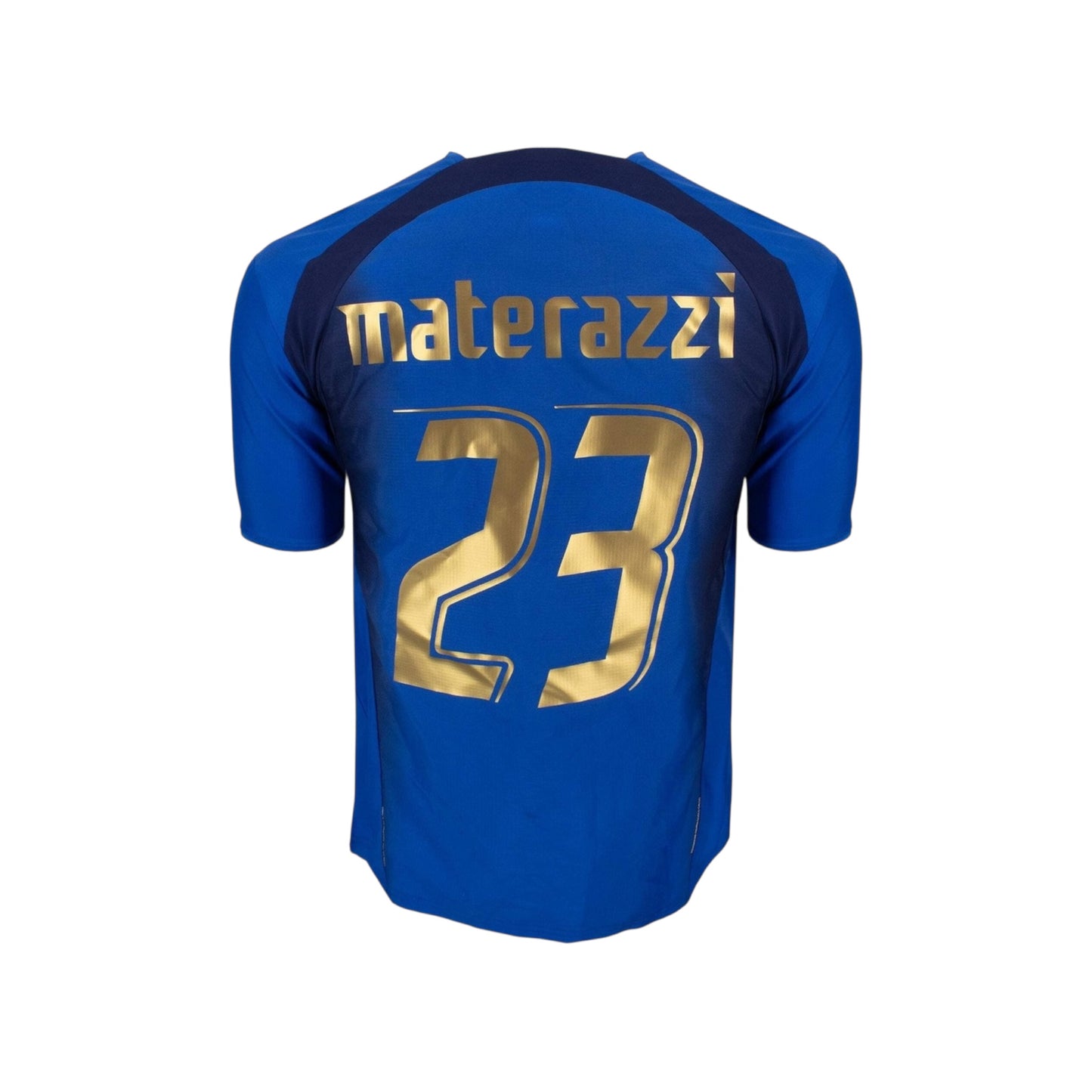 Pre order - Marco Materazzi hand signed Italy 2006 shirt