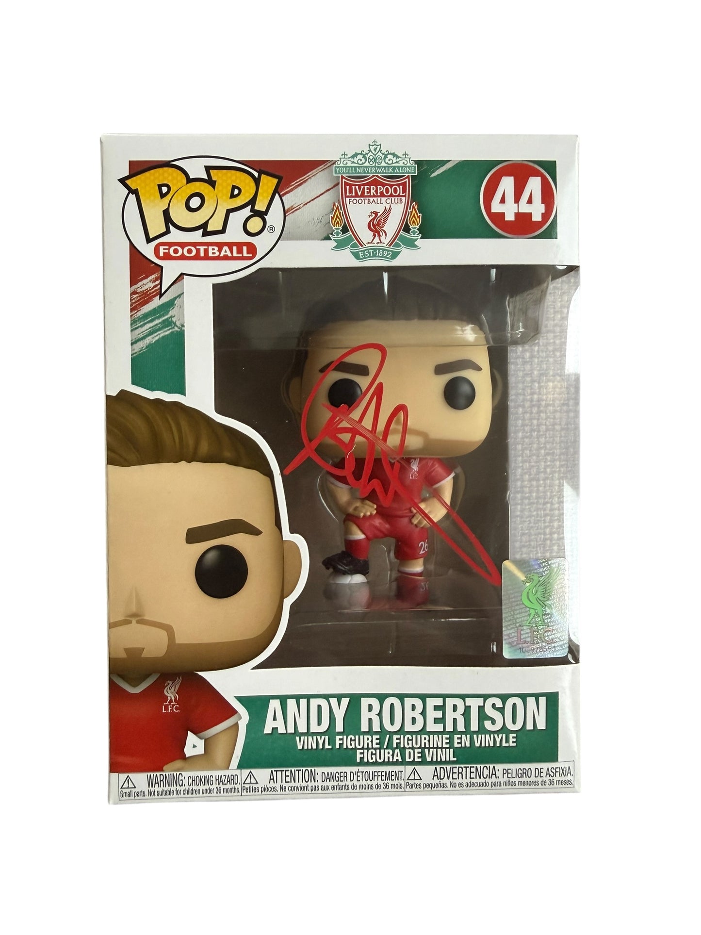 Andy Robertson hand signed Funko pop