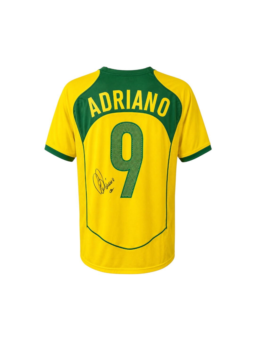 Adriano Leite Ribeiro hand signed Brazil Shirt