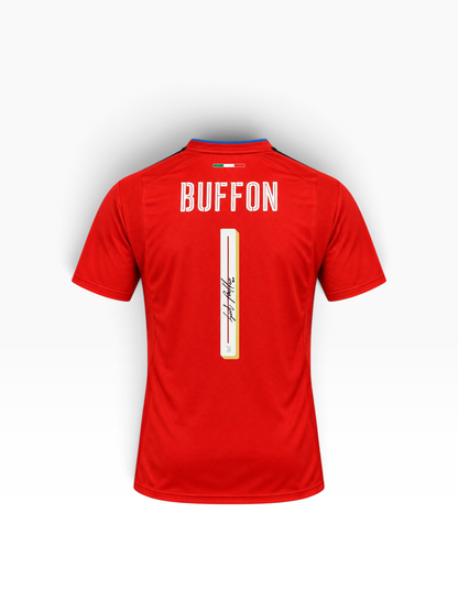 Gianluigi Buffon Hand signed Italy shirt