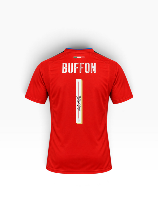 Gianluigi Buffon Hand signed Italy shirt