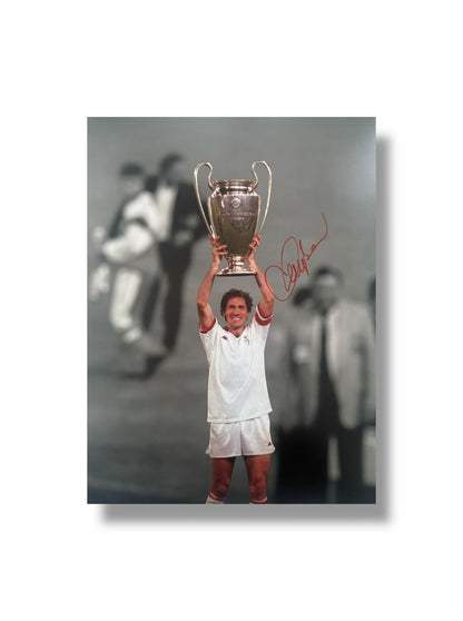 Franco Baresi hand signed 16x12 Image