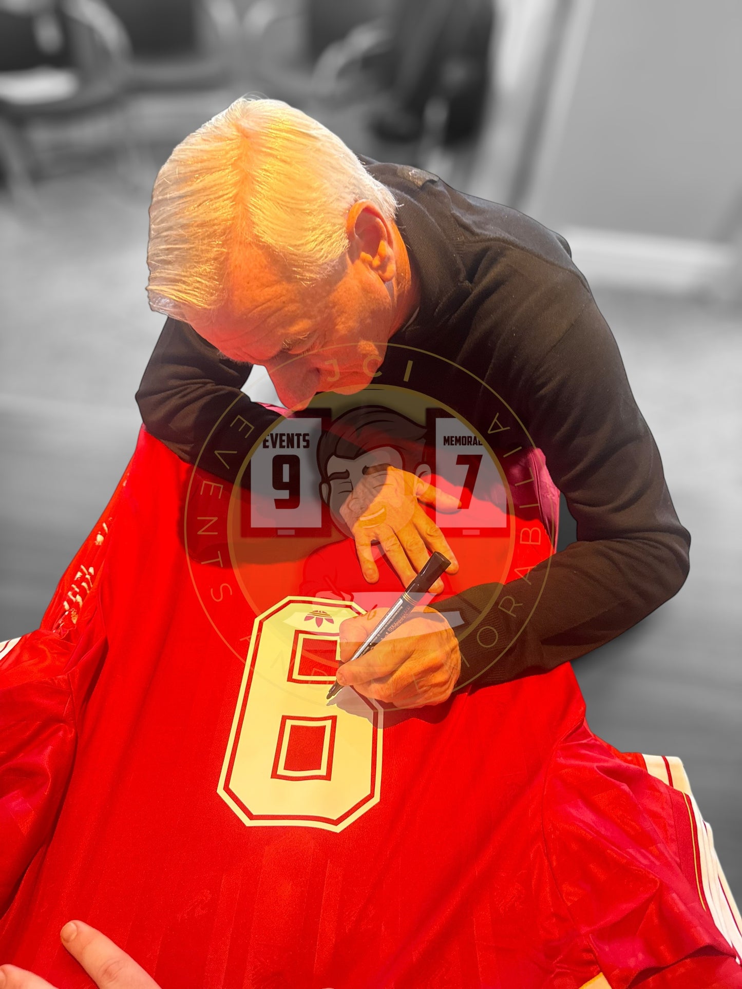 Ian Rush Hand Signed 1985-86 Liverpool FC Shirt