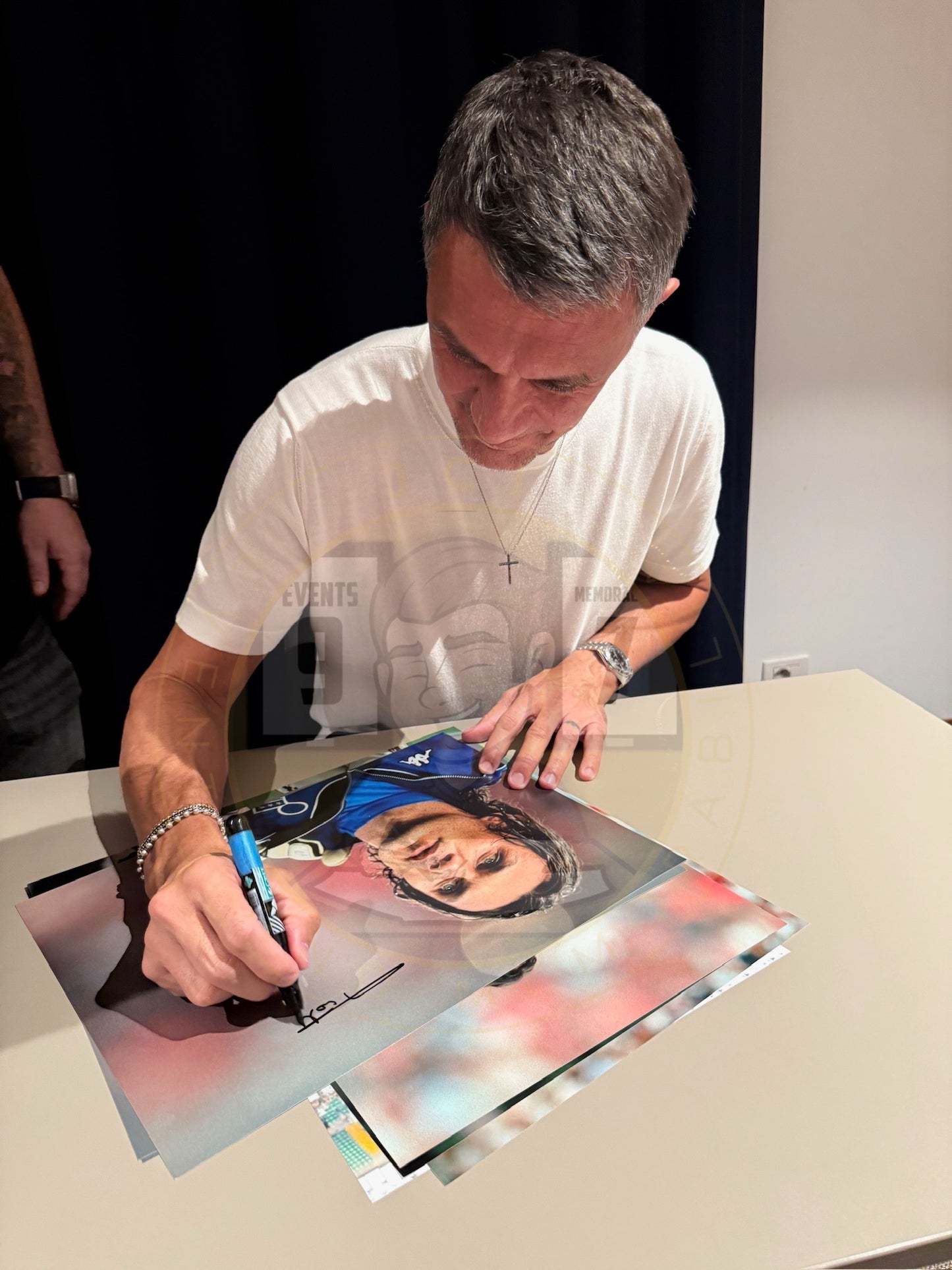 Paolo Maldini hand signed 16x12 image