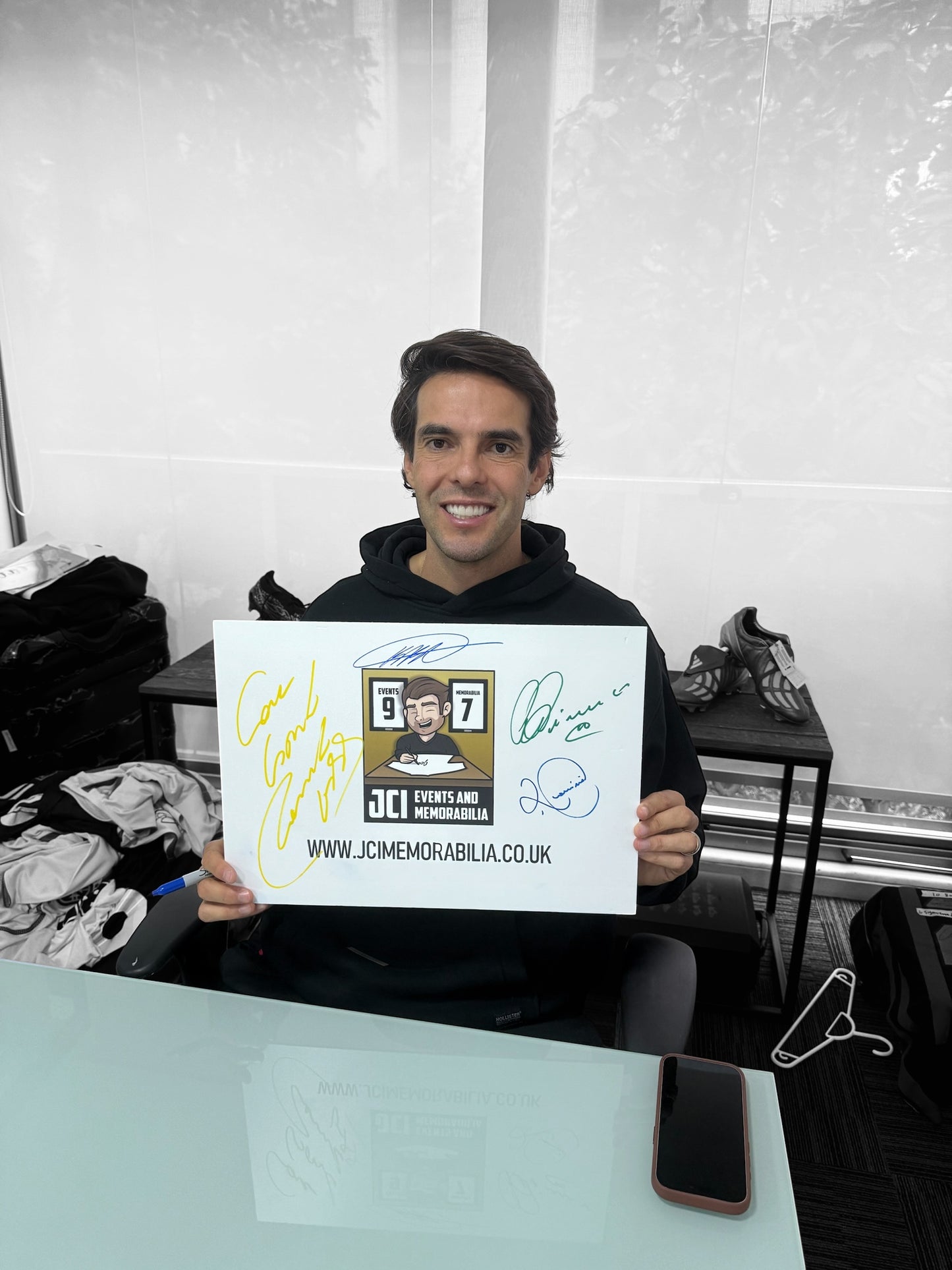 Kaka Hand signed Brazil shirt