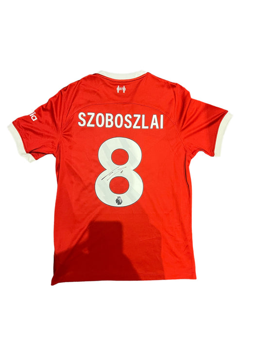 Dominik Szoboszlai signed 23/24 Home shirt