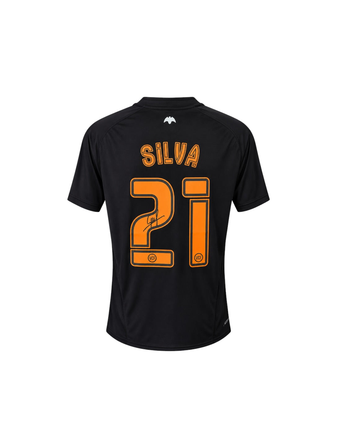 David Silva Hand Signed Valencia Away Shirt