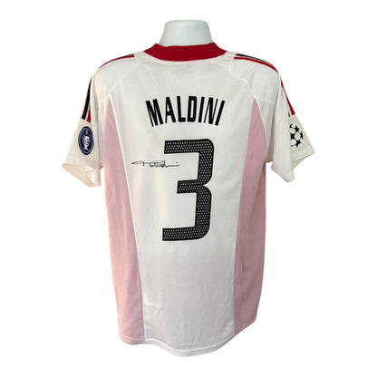 Paolo Maldini hand signed 2003 AC Milan Shirt