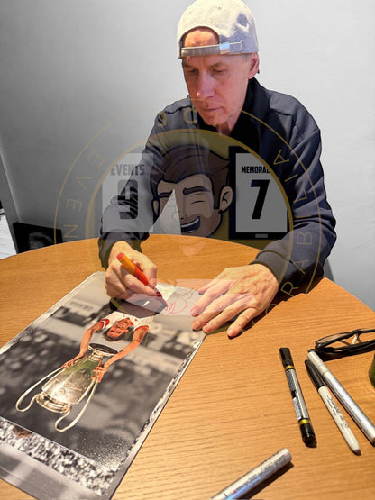 Franco Baresi hand signed 16x12 Image