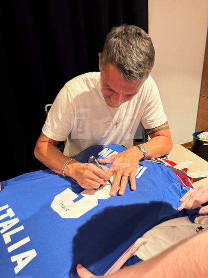 Paolo Maldini hand signed Italy Shirt