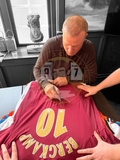 Dennis Bergkamp Hand Signed 2005/06 Arsenal Home Shirt