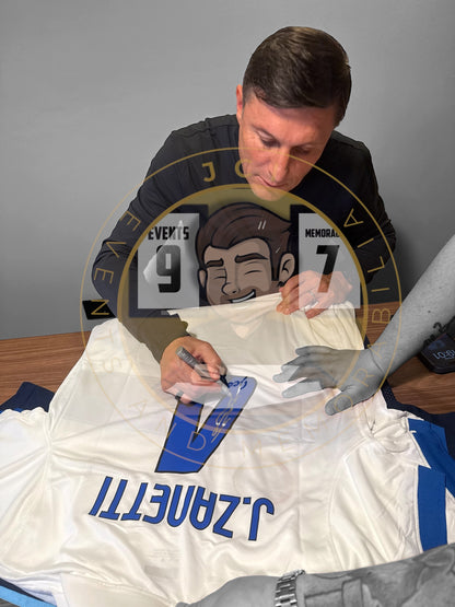 Javier Zanetti Hand Signed Inter Milan Away Shirt