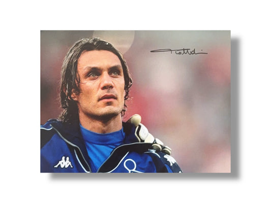 Paolo Maldini hand signed 16x12 image
