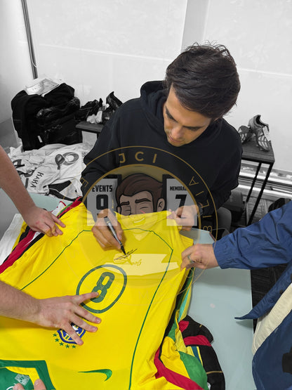 Kaka Hand signed Brazil shirt