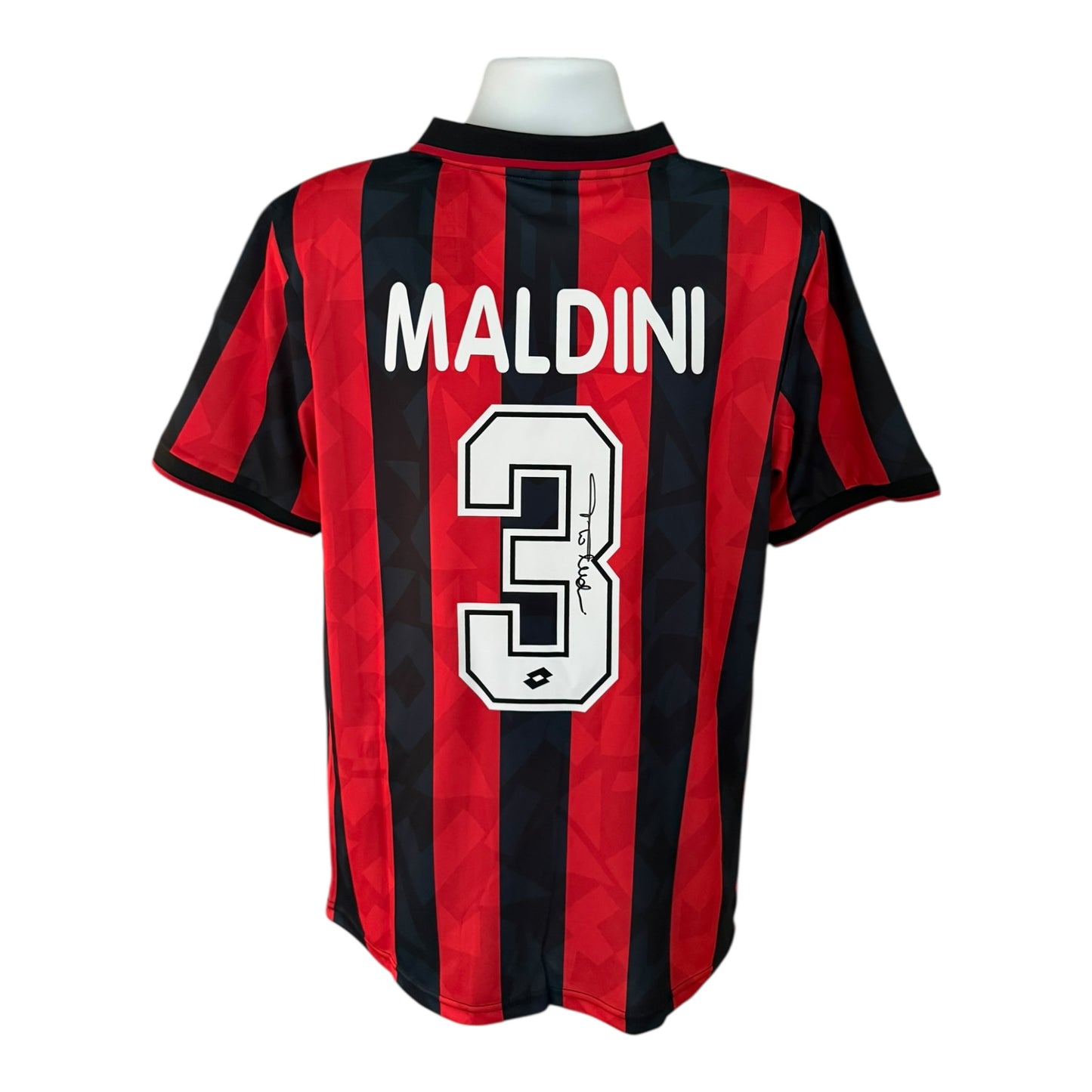 Paolo Maldini hand signed AC Milan Home Shirt