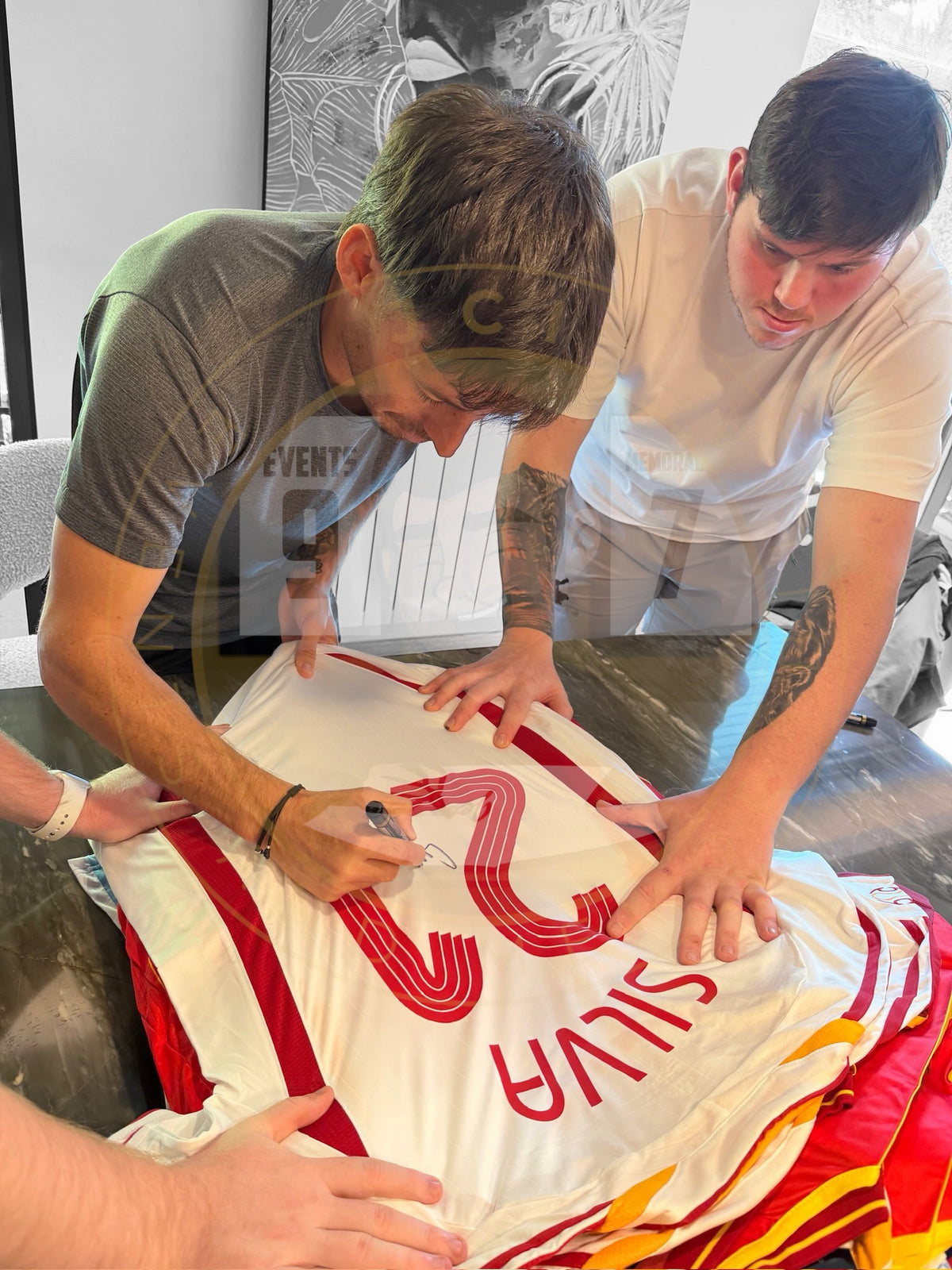 David Silva Hand Signed Spain Away Shirt