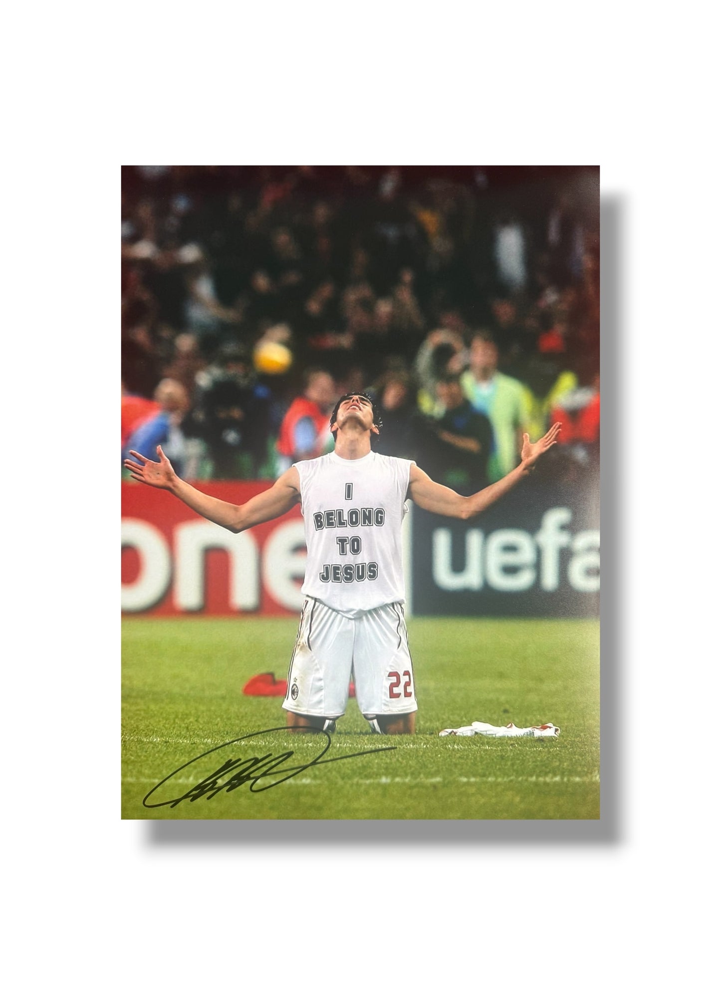 Kaka Hand signed 16x12 image