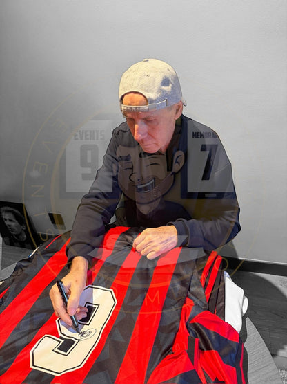 Franco Baresi hand signed AC Milan shirt