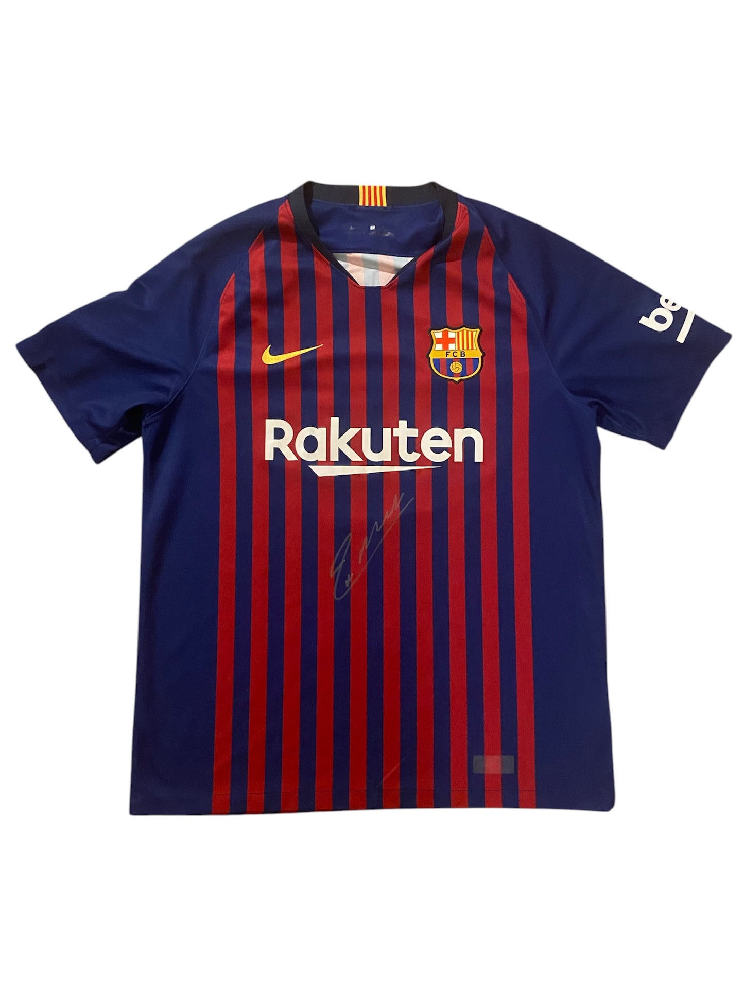 Andrés Iniesta hand signed shirt