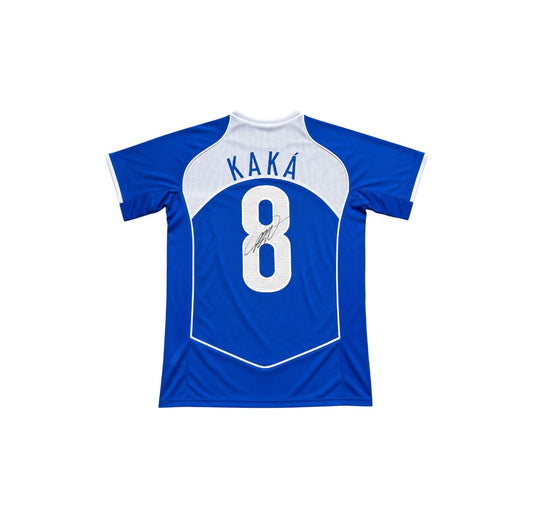 Kaka Hand signed Brazil Away shirt