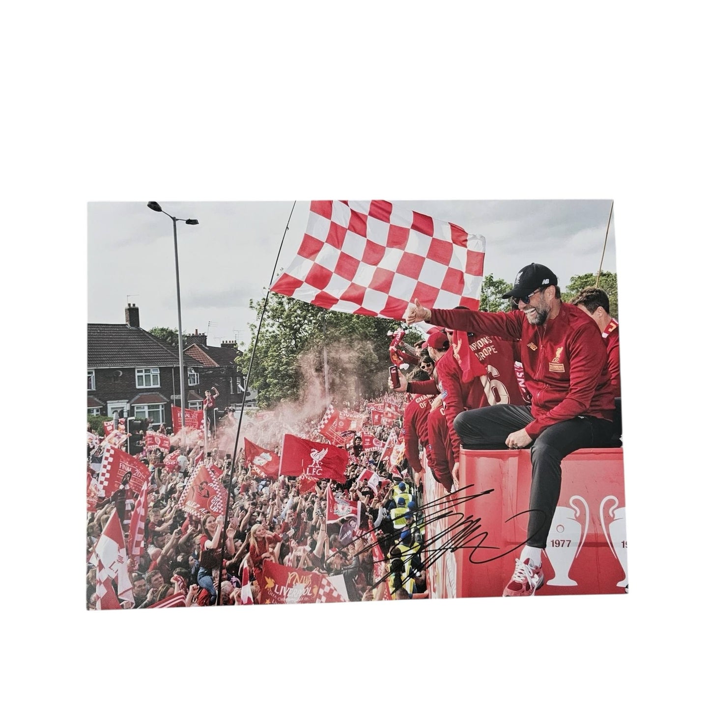 Jurgen Klopp hand signed 16x12 Image
