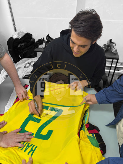 Kaka Hand signed Brazil shirt