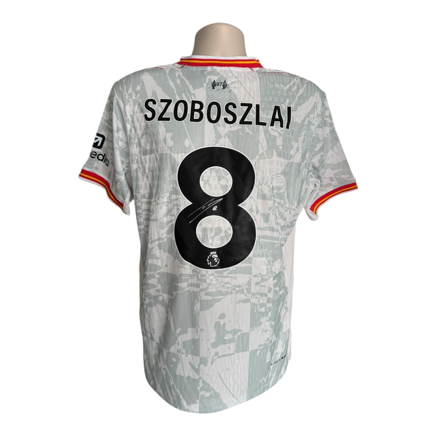 Dominik Szoboszlai hand signed away shirt