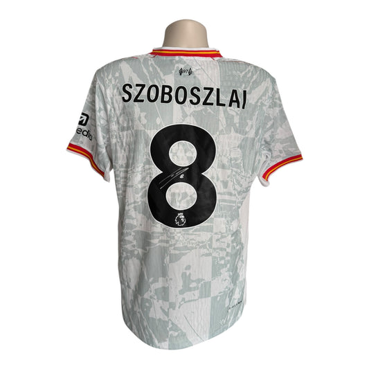 Dominik Szoboszlai hand signed away shirt