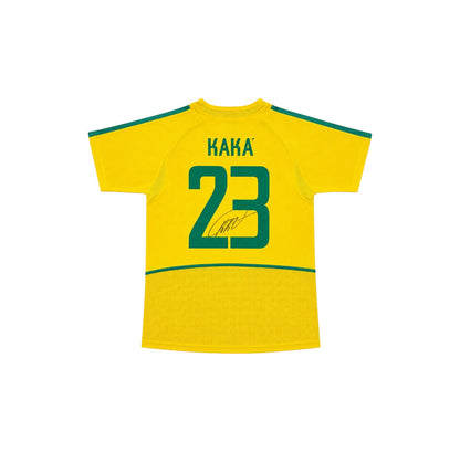 Kaka Hand signed Brazil shirt