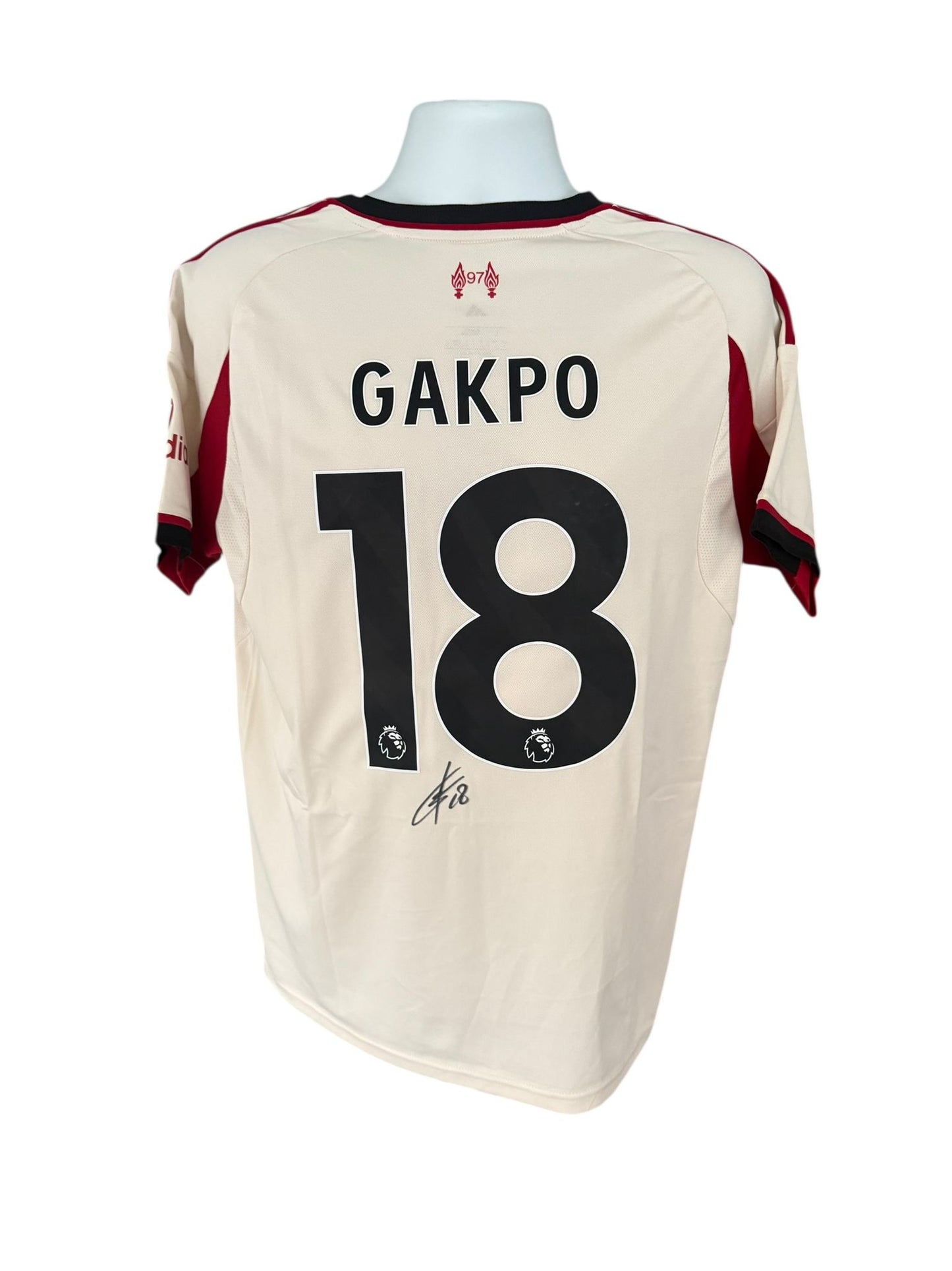 Cody Gakpo hand signed 25/26 Away shirt