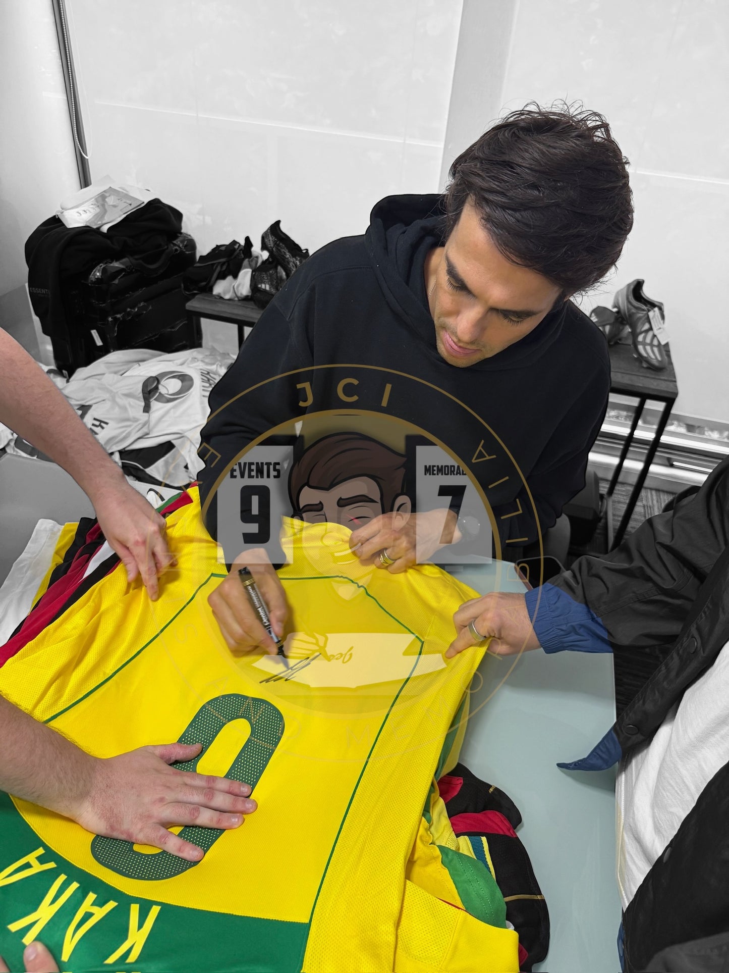 Kaka Hand signed Brazil shirt