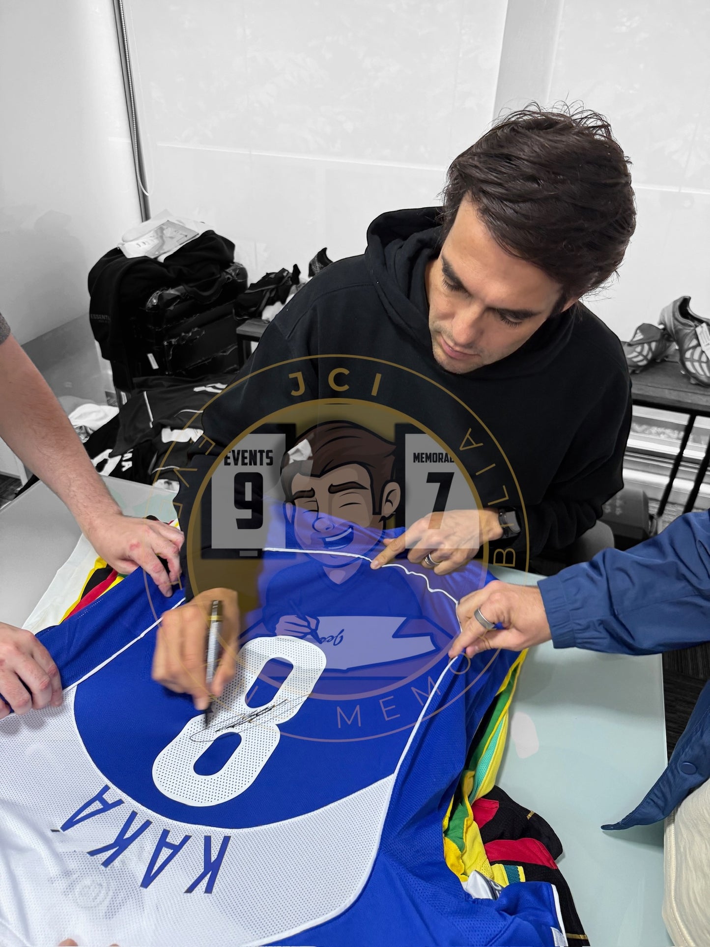 Kaka Hand signed Brazil Away shirt