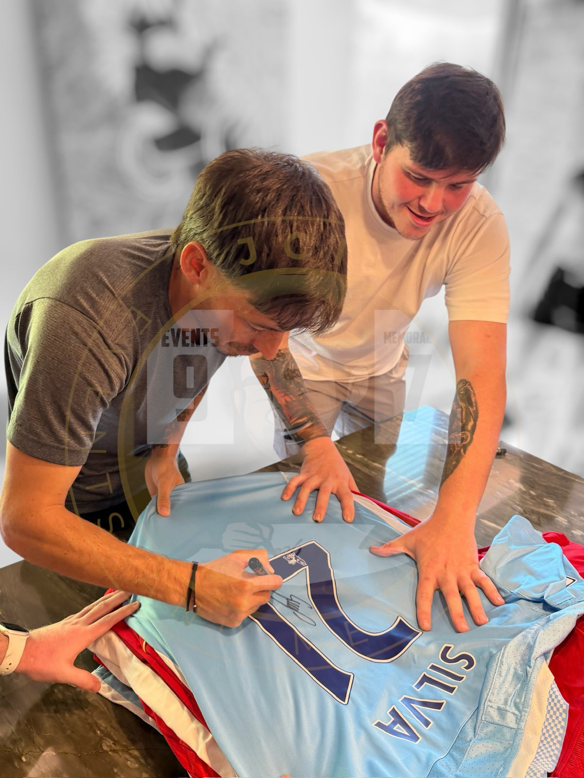 David Silva Hand Signed Manchester City Shirt