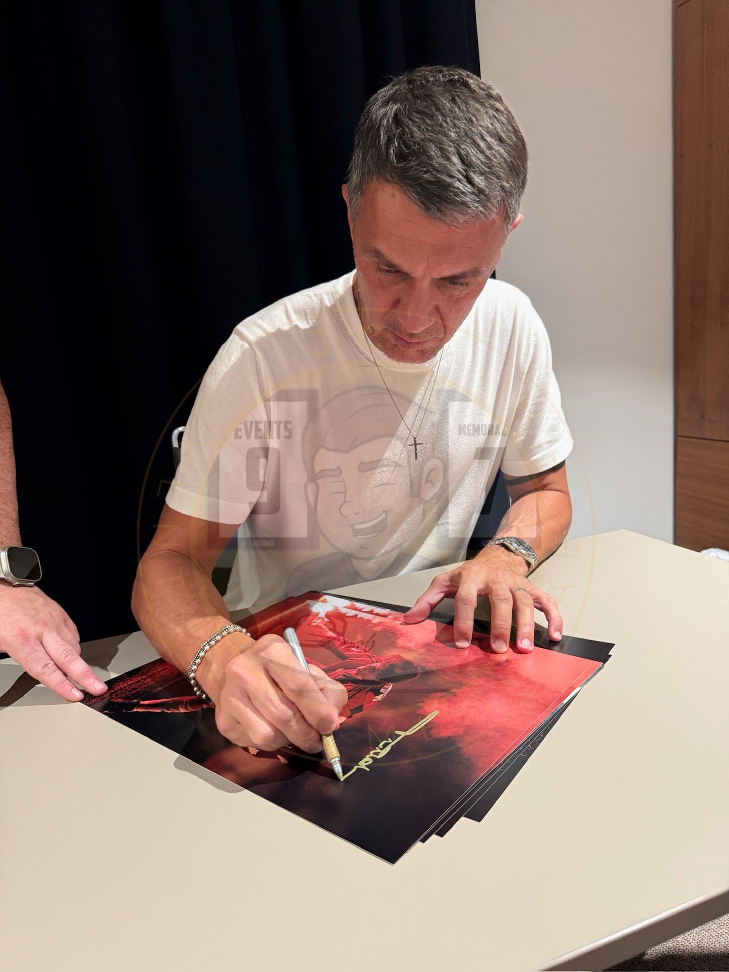 Paolo Maldini hand signed 16x12 image