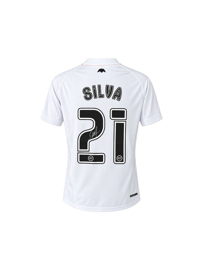 David Silva Hand Signed Valencia Shirt