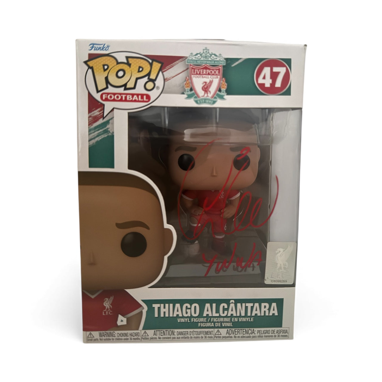 Thiago Alcantara hand signed Funko POP