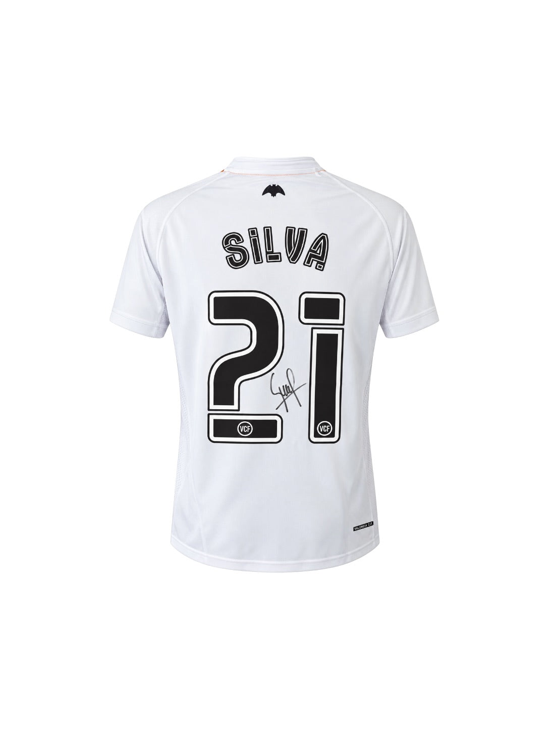David Silva Hand Signed Valencia Shirt