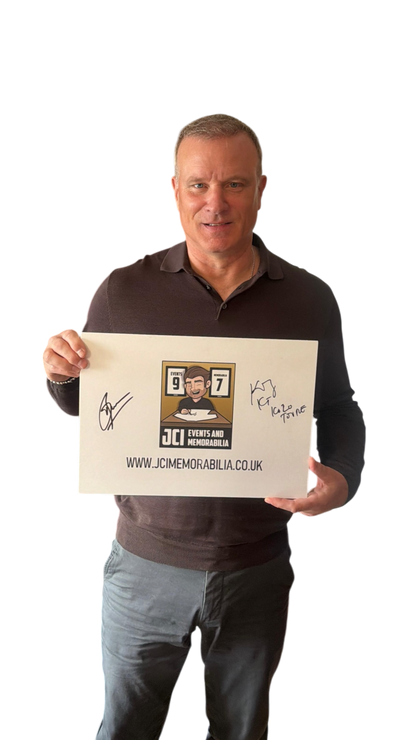 Dennis Bergkamp Hand Signed 16X12 Image