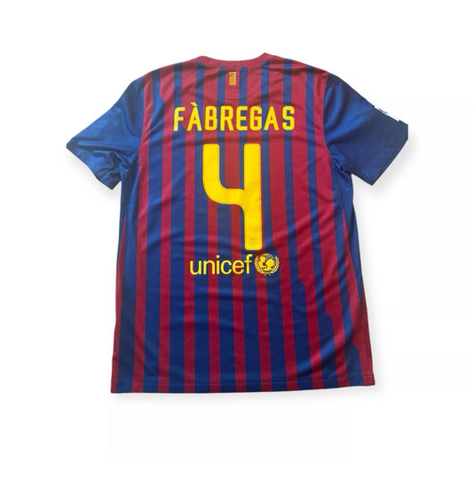 Pre Order - Cesc Fabregas hand signed 2011/2012 Barcelona shirt