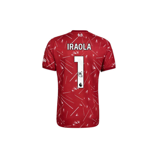 Andoni Iraola Hand Signed 26/27 Home Shirt