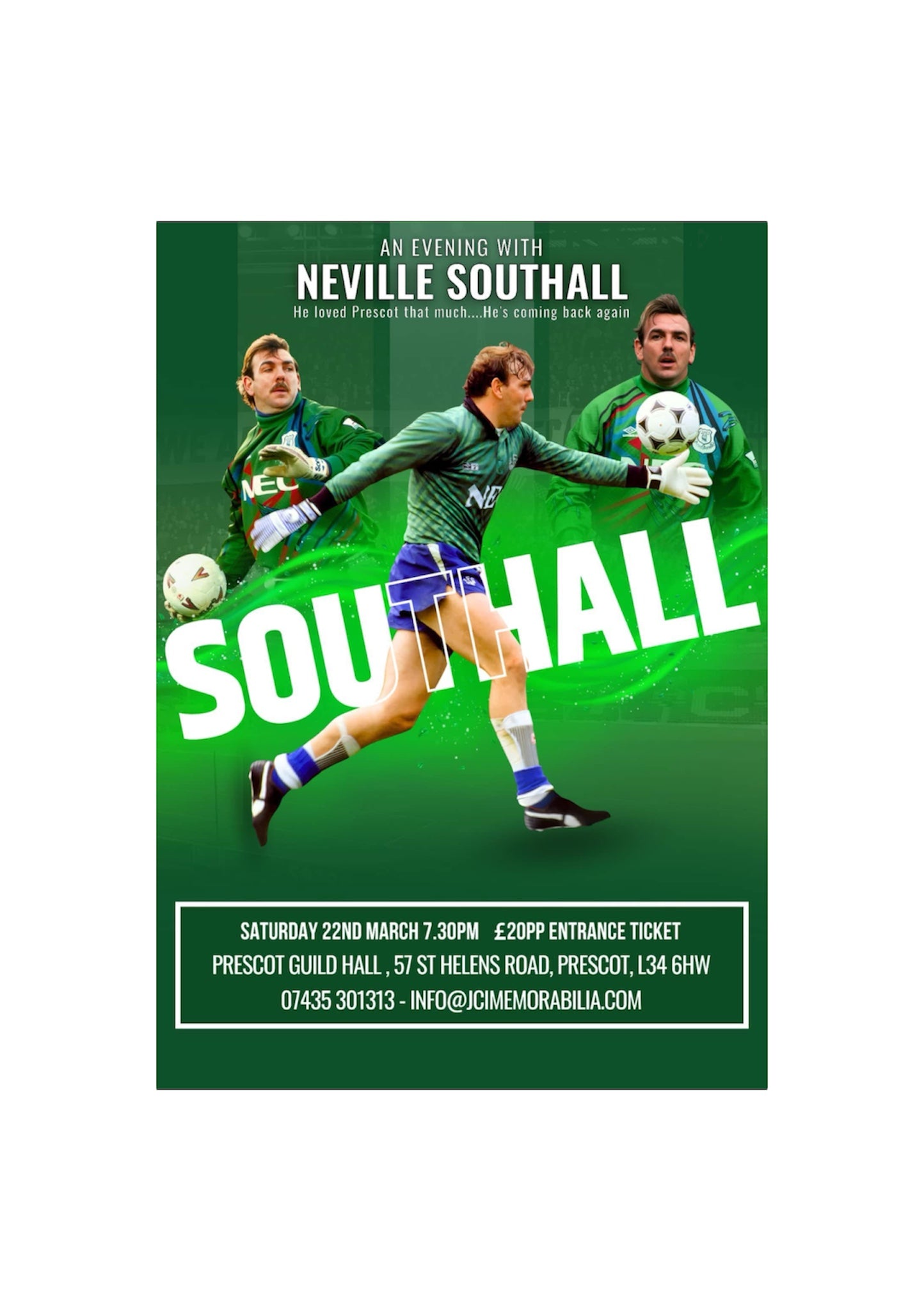 An evening with Neville Southall