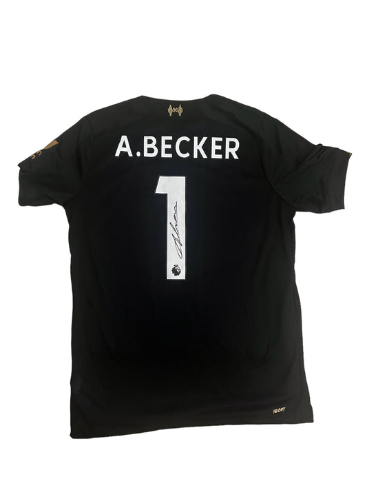 Alisson Becker signed 19/20 GK shirt