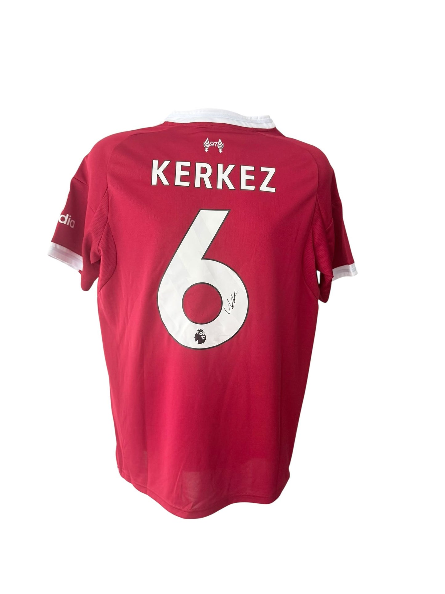 Milos Kerkez hand signed 25/26 home shirt