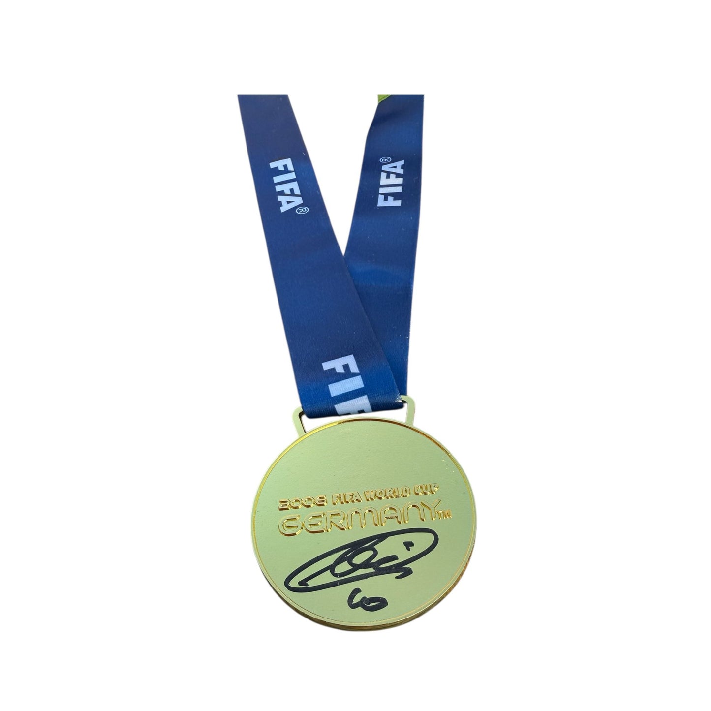 Francesco Totti hand signed 2006 WC winners medal