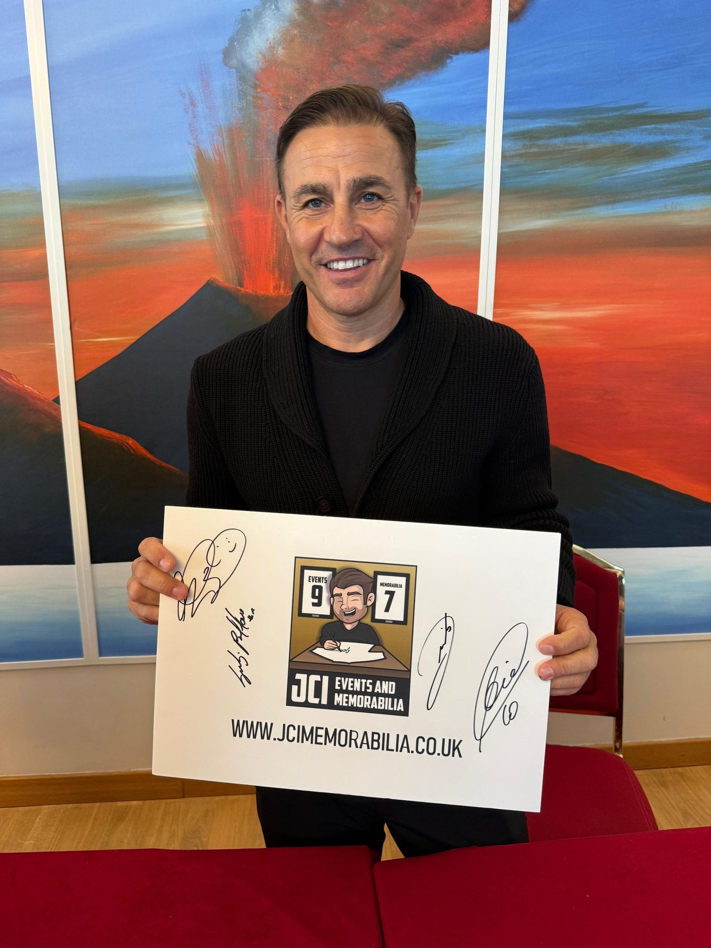 Fabio Cannavaro hand signed Italy shirt