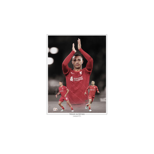 Pre Order - Thiago Alcantara hand signed 16x12 image