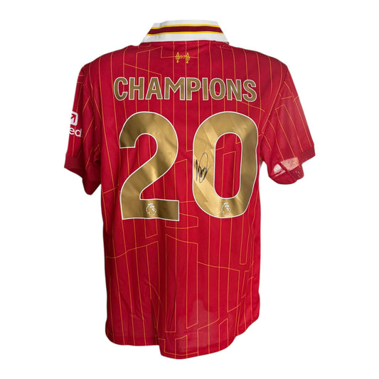 Luis Diaz hand signed champions shirt