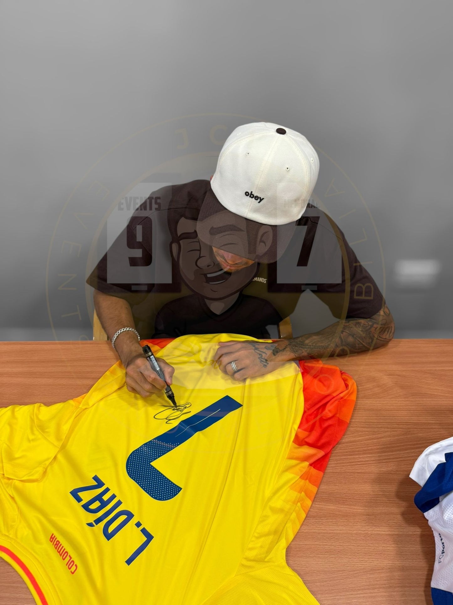 Luis Diaz hand signed Colombia shirt