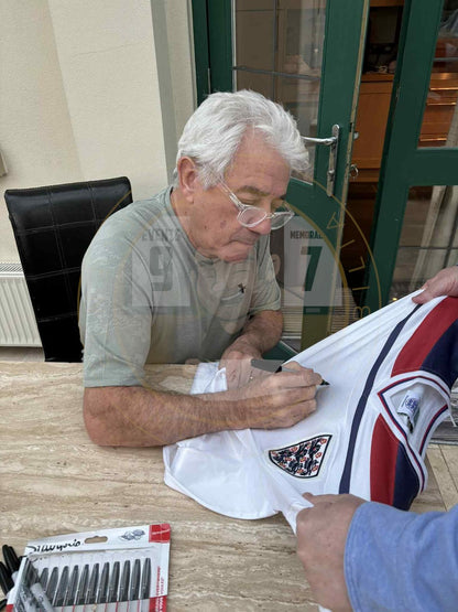 Kevin Keegan hand signed England 1982 shirt
